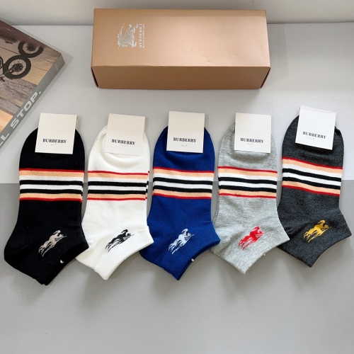 Replica Burberry Socks #1212755 $27.00 USD for Wholesale