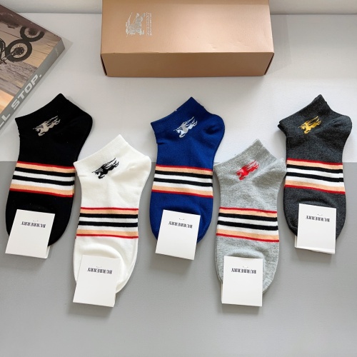 Replica Burberry Socks #1212755 $27.00 USD for Wholesale