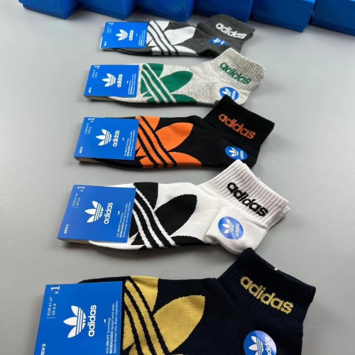 Replica Adidas Socks For Men #1212774 $25.00 USD for Wholesale