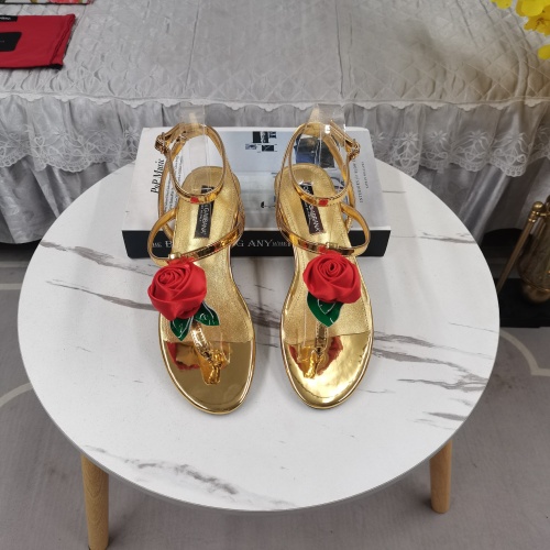 Replica Dolce & Gabbana D&G Sandal For Women #1212848 $125.00 USD for Wholesale