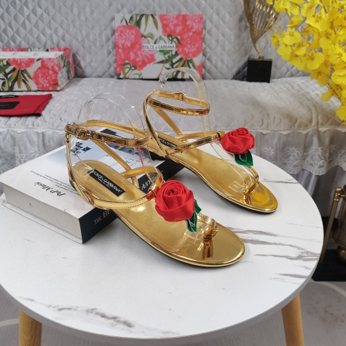 Replica Dolce & Gabbana D&G Sandal For Women #1212848 $125.00 USD for Wholesale