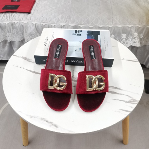 Dolce &amp; Gabbana D&amp;G Slippers For Women #1213148, $115.00 USD, [ITEM#1213148], Dolce &amp; Gabbana D&amp;G Slippers