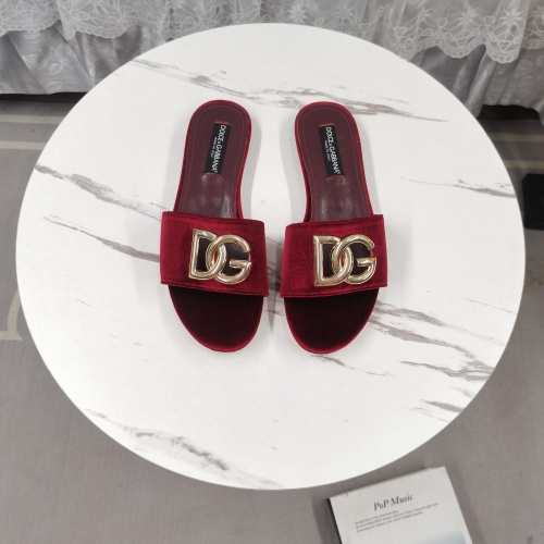 Replica Dolce & Gabbana D&G Slippers For Women #1213148 $115.00 USD for Wholesale