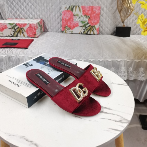 Replica Dolce & Gabbana D&G Slippers For Women #1213148 $115.00 USD for Wholesale