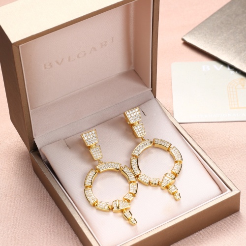 Replica Bvlgari Earrings For Women #1213523 $45.00 USD for Wholesale