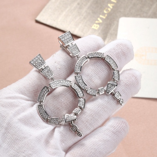 Replica Bvlgari Earrings For Women #1213525 $45.00 USD for Wholesale