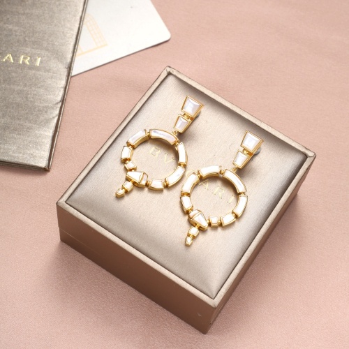 Replica Bvlgari Earrings For Women #1213527 $52.00 USD for Wholesale