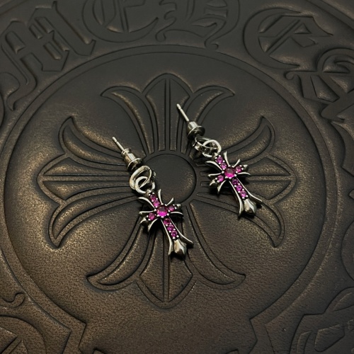 Replica Chrome Hearts Earrings For Women #1213816 $36.00 USD for Wholesale