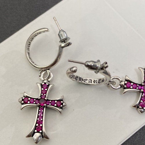 Replica Chrome Hearts Earrings For Women #1214051 $34.00 USD for Wholesale