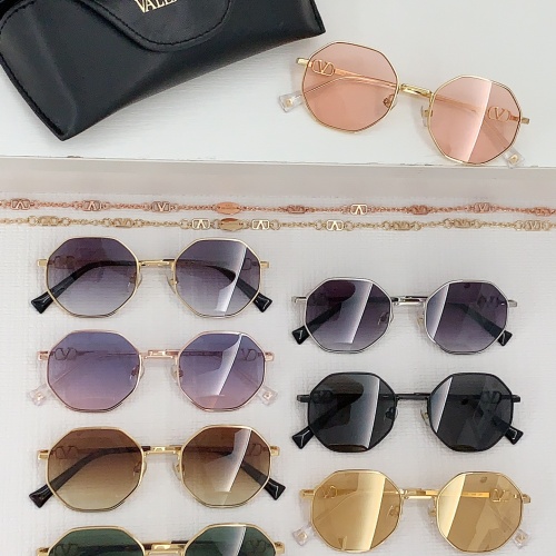 Replica Valentino AAA Quality Sunglasses #1214155 $60.00 USD for Wholesale