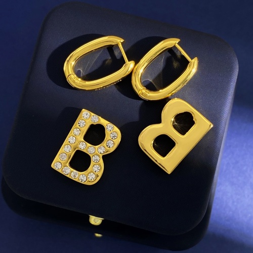 Replica Balenciaga Earrings For Women #1215229 $32.00 USD for Wholesale