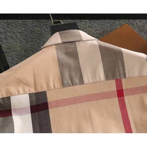 Replica Burberry Shirts Short Sleeved For Men #1215592 $38.00 USD for Wholesale