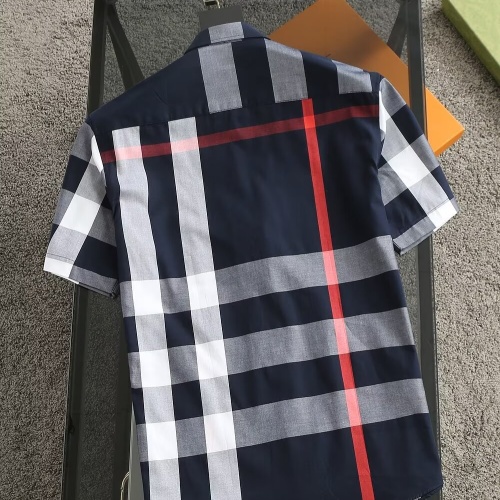 Replica Burberry Shirts Short Sleeved For Men #1215593 $38.00 USD for Wholesale