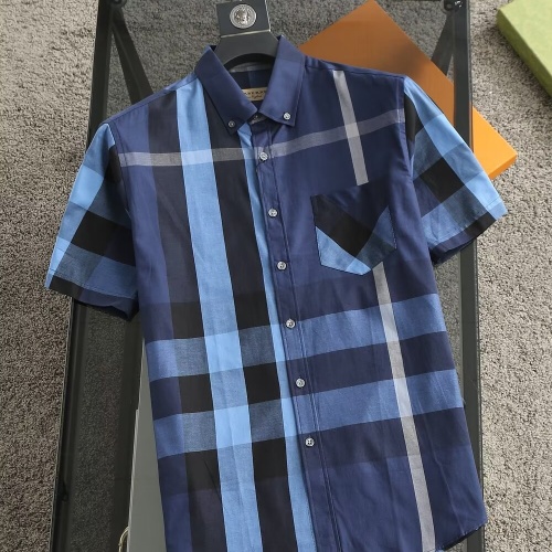 Burberry Shirts Short Sleeved For Men #1215594