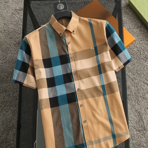 Burberry Shirts Short Sleeved For Men #1215600