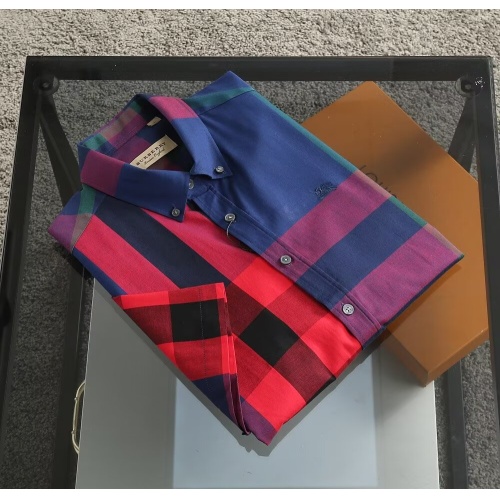 Replica Burberry Shirts Short Sleeved For Men #1215603 $36.00 USD for Wholesale