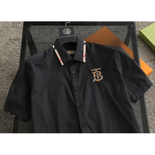 Replica Burberry Shirts Short Sleeved For Men #1215611 $38.00 USD for Wholesale