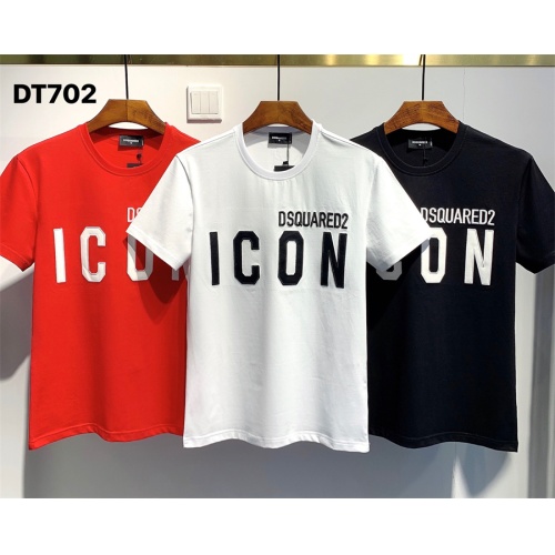 Replica Dsquared T-Shirts Short Sleeved For Men #1215727 $27.00 USD for Wholesale