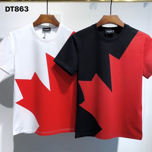 Replica Dsquared T-Shirts Short Sleeved For Men #1215736 $27.00 USD for Wholesale