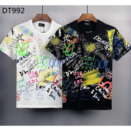 Replica Dsquared T-Shirts Short Sleeved For Men #1215745 $32.00 USD for Wholesale