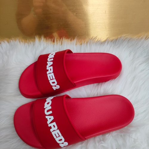 Replica Dsquared Slippers For Men #1216132 $48.00 USD for Wholesale