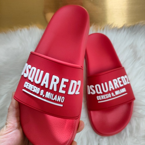 Replica Dsquared Slippers For Women #1216155 $48.00 USD for Wholesale