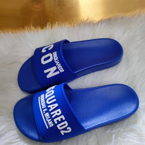 Replica Dsquared Slippers For Men #1216164 $48.00 USD for Wholesale