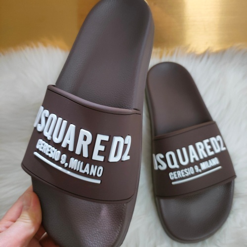 Replica Dsquared Slippers For Men #1216174 $48.00 USD for Wholesale