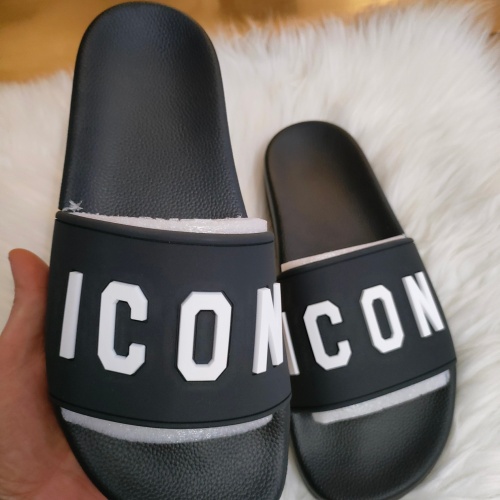 Replica Dsquared Slippers For Women #1216187 $48.00 USD for Wholesale