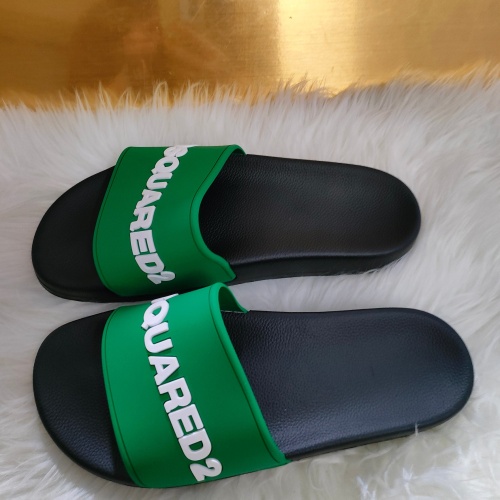 Replica Dsquared Slippers For Men #1216200 $48.00 USD for Wholesale