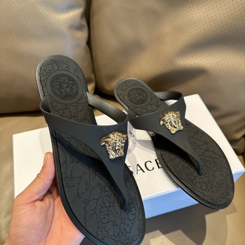 Replica Versace Slippers For Women #1216296 $45.00 USD for Wholesale