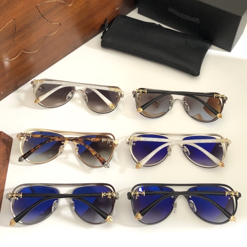 Replica Chrome Hearts AAA Quality Sunglasses #1216486 $60.00 USD for Wholesale