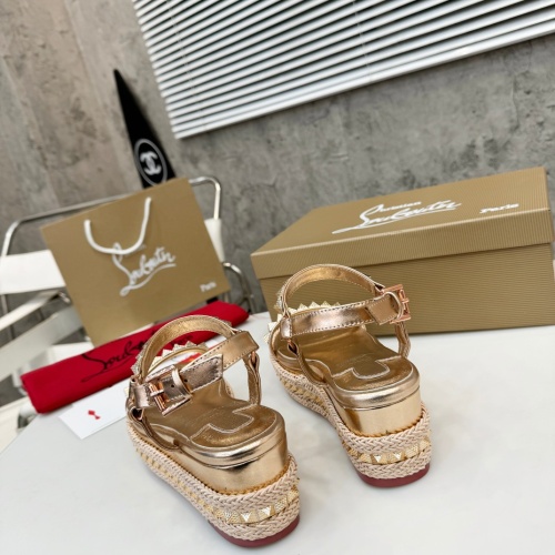 Replica Christian Louboutin Sandal For Women #1216881 $98.00 USD for Wholesale