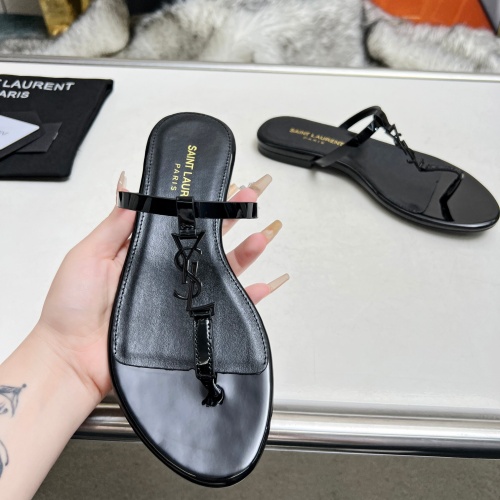 Replica Yves Saint Laurent YSL Slippers For Women #1216949 $82.00 USD for Wholesale