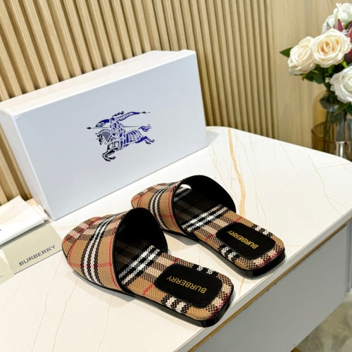 Replica Burberry Slippers For Women #1217002 $85.00 USD for Wholesale