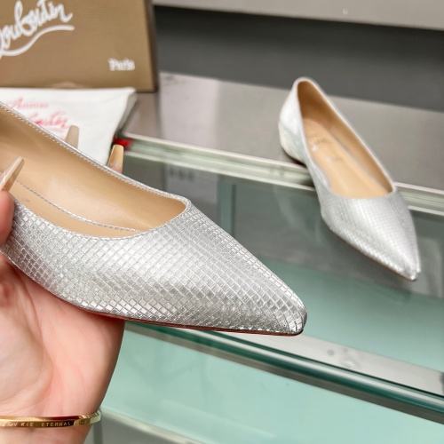 Replica Christian Louboutin Flat Shoes For Women #1217058 $102.00 USD for Wholesale