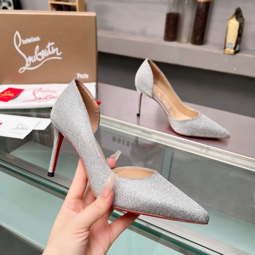 Replica Christian Louboutin High-heeled shoes For Women #1217064 $102.00 USD for Wholesale