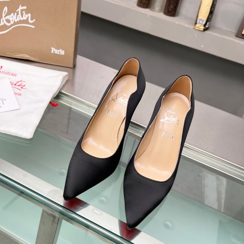 Replica Christian Louboutin High-heeled shoes For Women #1217075 $102.00 USD for Wholesale