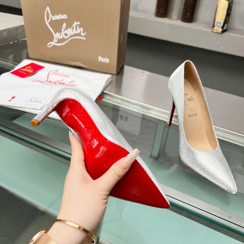 Replica Christian Louboutin High-heeled shoes For Women #1217076 $102.00 USD for Wholesale