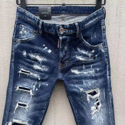 Replica Dsquared Jeans For Men #1217089 $68.00 USD for Wholesale