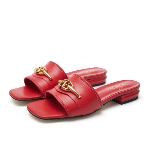 Replica Valentino Slippers For Women #1217101 $80.00 USD for Wholesale