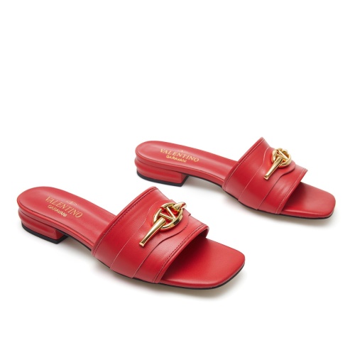 Replica Valentino Slippers For Women #1217101 $80.00 USD for Wholesale