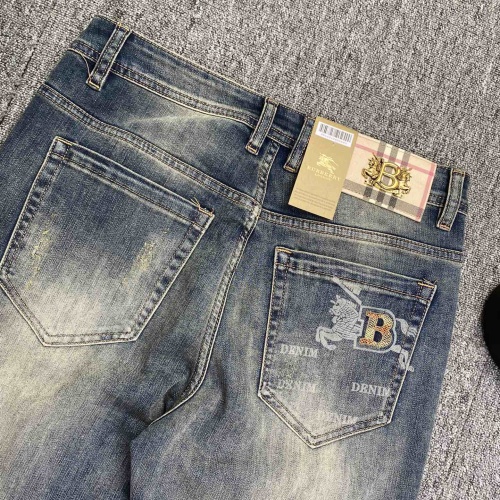 Replica Burberry Jeans For Men #1217166 $76.00 USD for Wholesale