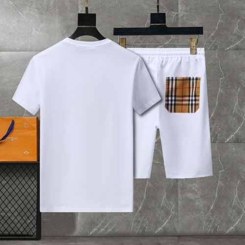 Replica Burberry Tracksuits Short Sleeved For Men #1217855 $56.00 USD for Wholesale