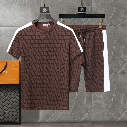 Valentino Tracksuits Short Sleeved For Men #1217880