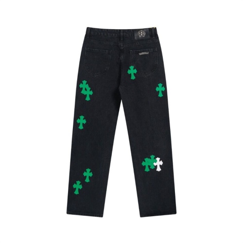 Replica Chrome Hearts Jeans For Men #1218180 $64.00 USD for Wholesale