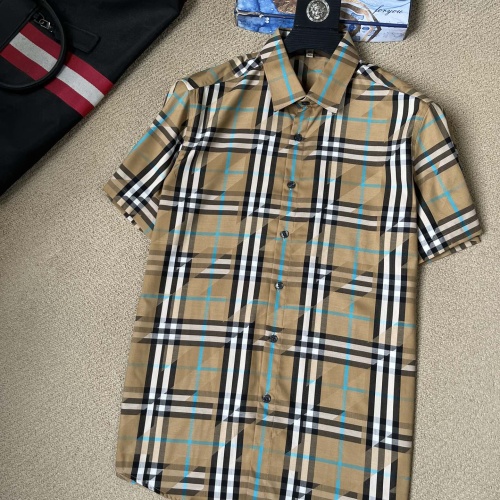 Burberry Shirts Short Sleeved For Men #1218243, $60.00 USD, [ITEM#1218243], Burberry Shirts