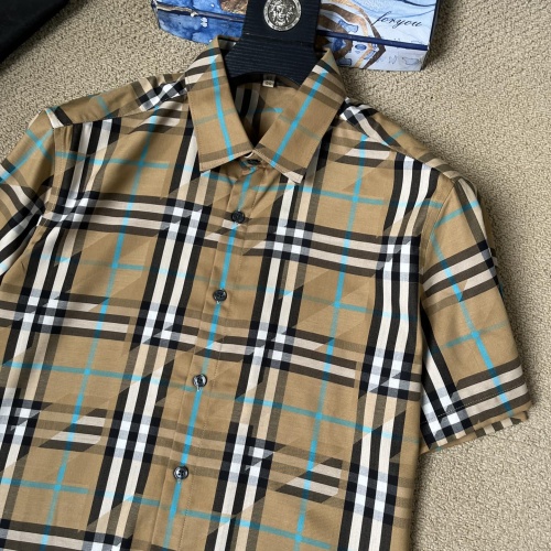 Replica Burberry Shirts Short Sleeved For Men #1218243 $60.00 USD for Wholesale