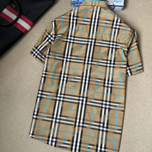 Replica Burberry Shirts Short Sleeved For Men #1218243 $60.00 USD for Wholesale