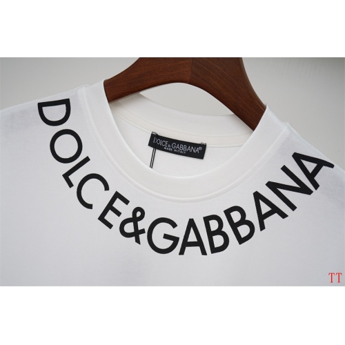 Replica Dolce & Gabbana D&G T-Shirts Short Sleeved For Unisex #1218271 $32.00 USD for Wholesale